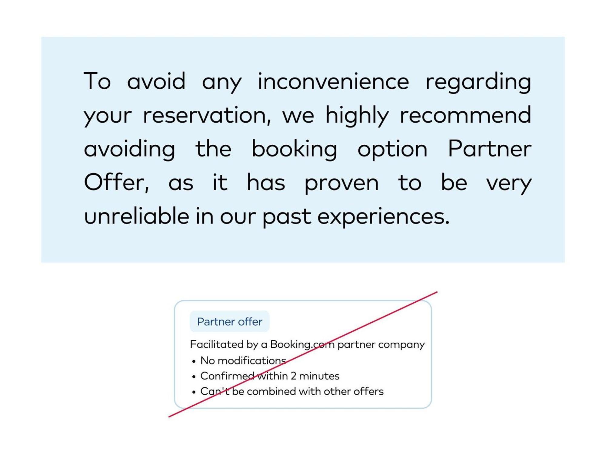Hotel Slovenija - Terme & Wellness Lifeclass Portoroz Ngoại thất bức ảnh A message from a hotel to a guest, advising against the use of the partner offer